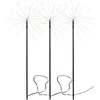 Image de Lot de 3 bâtons décoratifs LED Firework Outdoor 65 x 200 cm