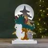 Image de STAR TRADING Lampe LED Forest Friends, ours blanc, raton laveur