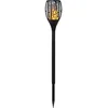 Image de Star Torche solaire LED Flamme Noir