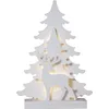 Image de Star Chandelier LED « Grandy », renne devant les sapins,