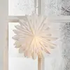 Image de STAR TRADING Étoile décorative Cliff, papier, sans douille blanc Ø 60cm