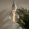 Image de STAR TRADING Globe LED G95 E27 1 W 2 200 K avec aspect filament