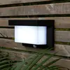 Image de STAR TRADING Applique murale solaire à LED Valla avec détecteur de mouvement