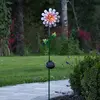 Image de STAR TRADING Lampe solaire LED Pink Daisy en forme de fleur