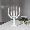 Image de STAR TRADING Chandelier Elias Tradition à 5 lampes blanc