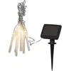 Image de Guirlande lumineuse solaire "BUBBLY", optique à bulles d'air, couleur de la lumière blanc chaud, longueur totale environ 3,8 m, interrupteur crépusculaire, panneau solaire avec piquet de sol