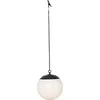 Image de Boule solaire LED "GLOBUS" à suspendre, blanc chaud, Ø20cm