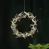 Image de STAR TRADING Couronne LED Curly, blanc chaud, Ø 30 cm