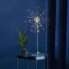 Image de STAR TRADING Lampe décorative LED Firework 3D argentée 50 cm
