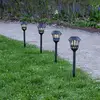 Image de STAR TRADING Lampe sur piquet LED solaire Lace, noir, hauteur 31 cm, set de 4 pièces