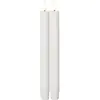 Image de STAR TRADING Bougie LED Flamme Stripe, blanc, 25 cm, pile de cire, set de 2 pièces