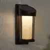Image de STAR TRADING Applique d'extérieur LED solaire Alippa, noir hauteur 21 cm métal