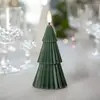 Image de STAR TRADING Bougie LED Flamme Grany, vert, 15 cm, cire véritable, à piles