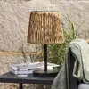 Image de STAR TRADING Lampe de table LED Cesta 48cm brun/noir Plastique/métal