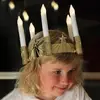 Image de STAR TRADING Couronne Lucia LED à cinq ampoules