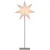 Image de STAR TRADING Étoile sur pied Sensy mini, hauteur 83 cm, crème