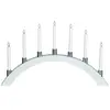 Image de Star 260-48 Chandelier en LED Tall-Bow, 7 lumières matériel: Bois/métal, Couleur: Blanc ca. 40 cm x 67 cm Boite coloré