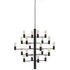 Image de Manola Plafonnier Suspendu Multi Bras Noir 20x E14