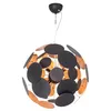 Image de By Rydens - Plafonnier PLANET en Métal - Couleur Sable Noir/Or diamètre 50cm