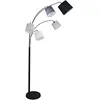 Image de BY RYDENS 4100440-4007 Foggy Lampadaire 5 ampoules Noir mat Hauteur 200 cm E14