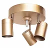 Image de SLV Correct Plafonnier 3 ampoules à intensité variable GU10 Doré Ø 20 cm
