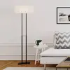 Image de By Rydéns Luton lampadaire, blanc/noir, 150 cm