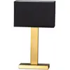 Image de Lampe de table By Rydéns Prime, hauteur 47 cm, dorée/noire
