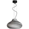 Image de By Rydens Plafonnier moderne en verre   Suspension ronde design pour salon, salle à manger, escalier ou couloir   Luminaire suspendu décoratif pour intérieur contemporain ou moderne