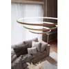 Image de By Rydéns Suspension LED Trione de By Rydens, naturel, Ø 80 cm, bois