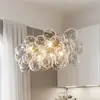 Image de By Rydéns Gross Bar Suspension, laiton/clair, 80 cm, verre