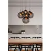 Image de By Rydéns Suspension Laura de By Rydens, Ø 54 cm, à 7 lampes, gris fumé
