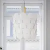 Image de By Rydéns Suspension Omlott de By Rydens, laiton/blanc, Ø 50 cm