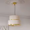 Image de By Rydéns Suspension Marcel de By Rydens, laiton/blanc, Ø 50 cm