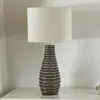 Image de By Rydéns Lampe à poser Bartha de By Rydens, marron/beige, hauteur 74 cm