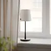 Image de By Rydéns Lampe de table Lumi de By Rydens, 49 cm, noir/blanc, textile