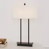 Image de By Rydéns Luton lampe à poser, blanche/noire, 56cm