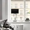 Image de By Rydéns Omega lampe de table chrome/noir hauteur 69cm