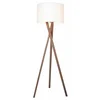 Image de By Rydens 4100020-6003 Lampadaire Bois/Lin Noyer/Blanc Ombre