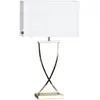 Image de By Rydéns Omega lampe de table laiton/blanc hauteur 69cm