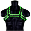 Image de Ouch! Glow Harnais phosphorescent GLOW BUCKLE Noir