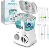 Image de Aquapik100 Hydropulseur Dentaire Water Flosser 600 ml 10 Niveaux 8 Embouts.