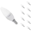 Image de SILAMP Ampoule LED E14 8W 220V C37 180° (Pack de 10) - Blanc Neutre 4000K - 5500K