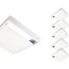 Image de Kit Saillie BLANC pour Panneau LED 60x60 Slim (Pack de 6) - SILAMP