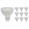 Image de SILAMP Ampoule LED GU5.3 / MR16 12V 8W SMD 80° (Pack de 10) - Blanc Neutre 4000K - 5500K