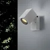Image de SILAMP Applique Murale Argent LED IP44 Orientable pour ampoule GU10