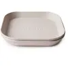 Image de mushie Assiette pour Enfants | Réutilisable Vaisselle Sans BPA | Assiettes Compatibles Lave-Vaisselle & Micro-ondes | Fabriqué au Danemark | Ivory