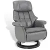 Image de Cosy : Fauteuil de Relaxation Design Manuel - Cuir Anthracite