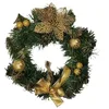 Image de Couronne de Noël Porte 30cm Or