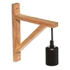 Image de Silumen Applique Murale Bois Naturel 22.5cm pour Ampoule E27