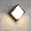 Image de Silumen Applique Murale LED 15W Noire Carrée IP65 avec cache - Blanc Neutre 4000K - 5500K